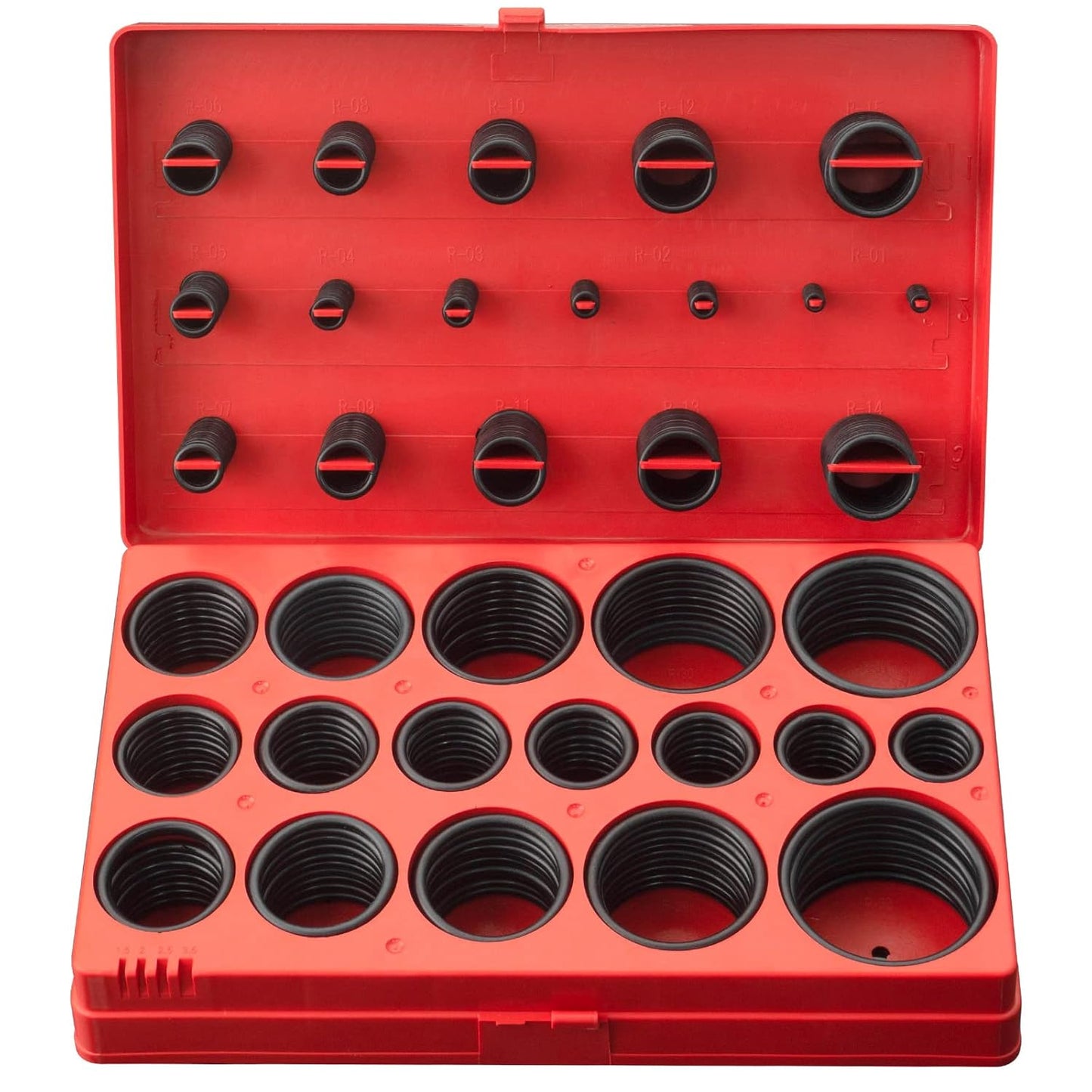 419-Piece Rubber O-Ring Assortment Kit for Sealing and Plumbing Repairs
