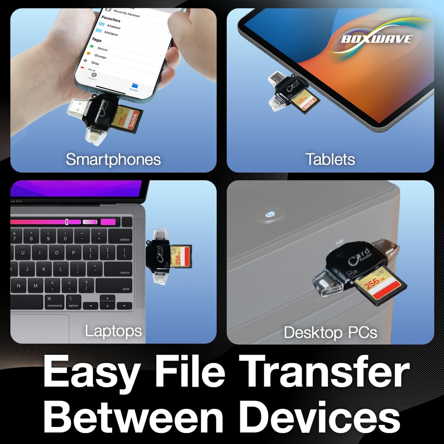 BoxWave AllReader SD/microSD Card Reader for Topdon TC004 MINI - Gomix Brands Outlet