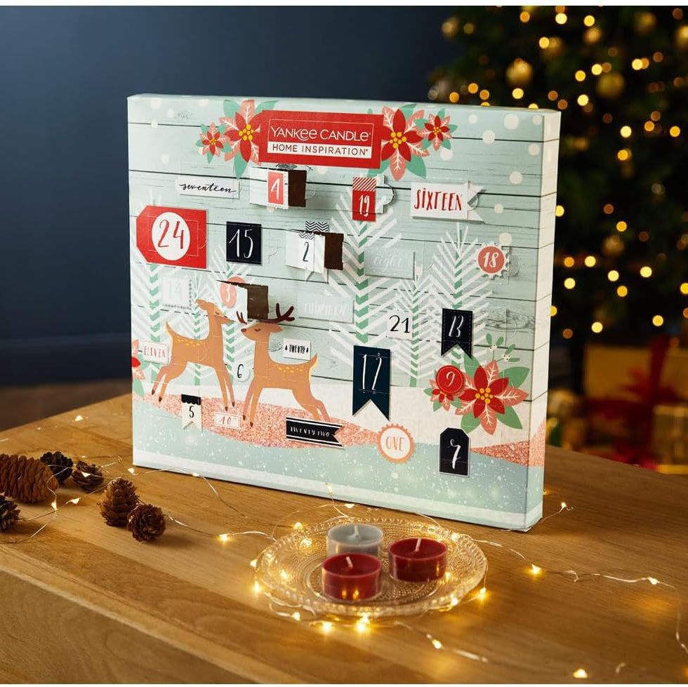 Yankee Candle Home Inspiration Advent Calendar with 24 Scented Tealights