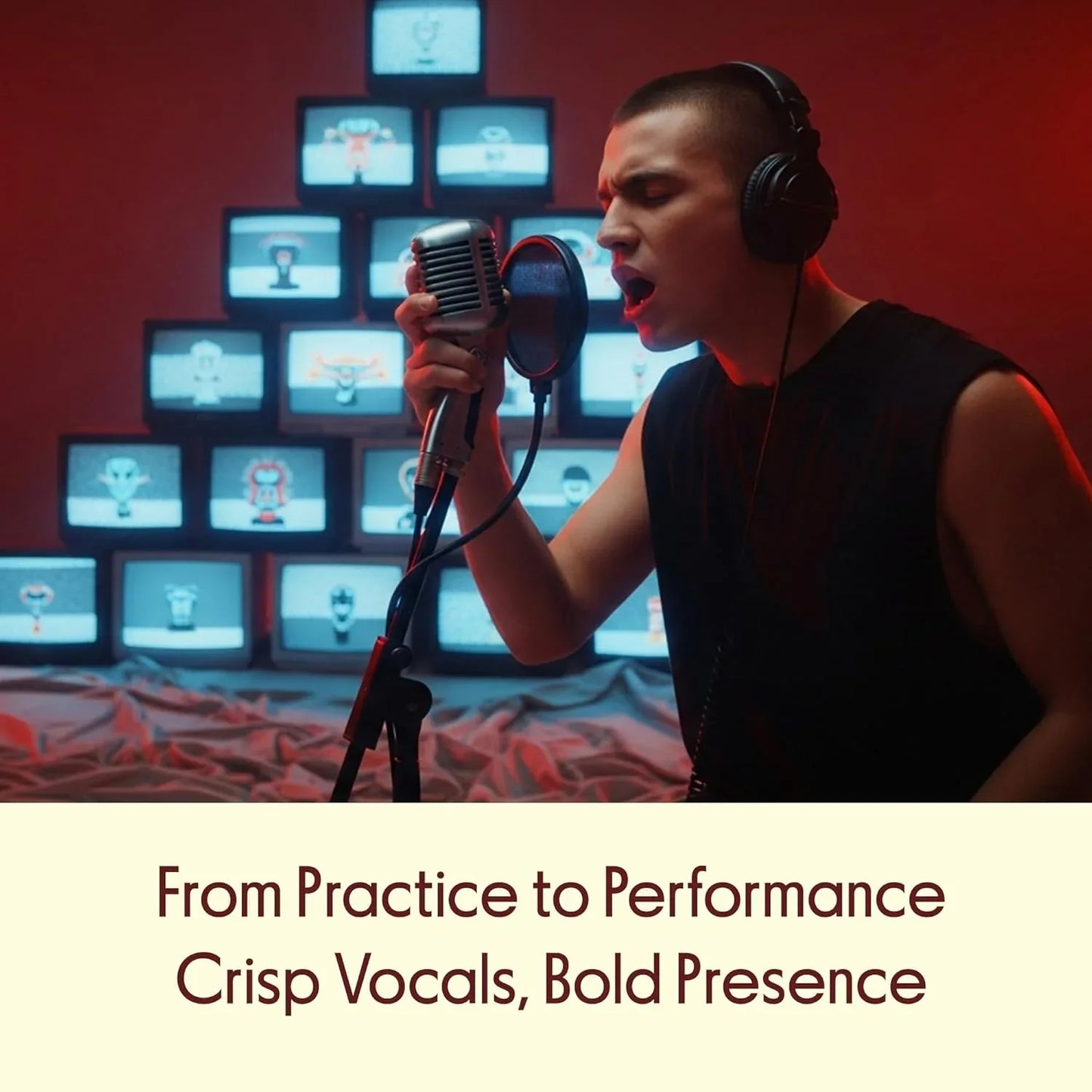 Pyle Classic Retro Dynamic Vocal Microphone - Vintage Silver Cardioid Mic with XLR Cable - Gomix Brands Outlet