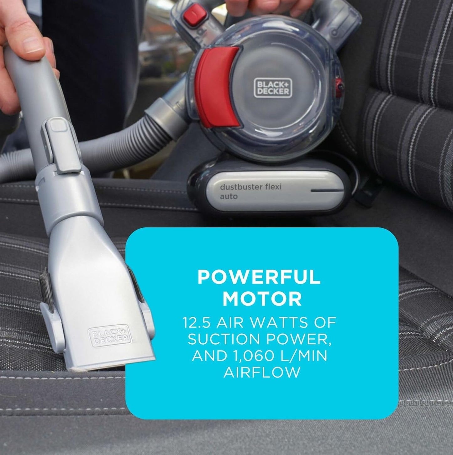 Black+Decker Dustbuster Flexi PD1200AV 12V Car & Hand Vacuum
