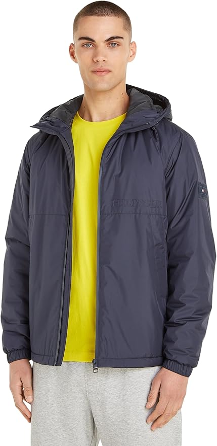 Tommy Hilfiger Portland Men’s Hooded Transition Jacket – Black