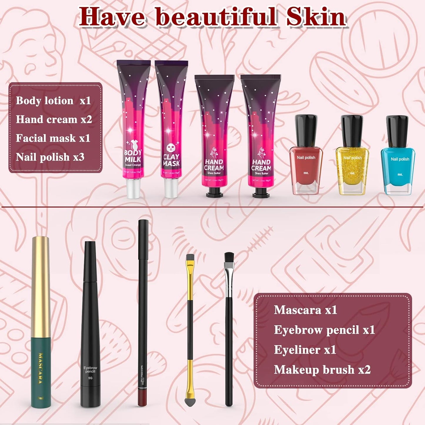 Aifanciey 2023-24 Beauty Advent Calendar with 24 Beauty Surprises