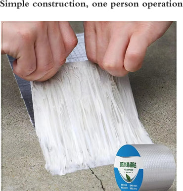 Wansiman Heavy-Duty Butyl Rubber Aluminum Foil Waterproof Repair Tape, Strong Adhesion - Gomix Brands Outlet