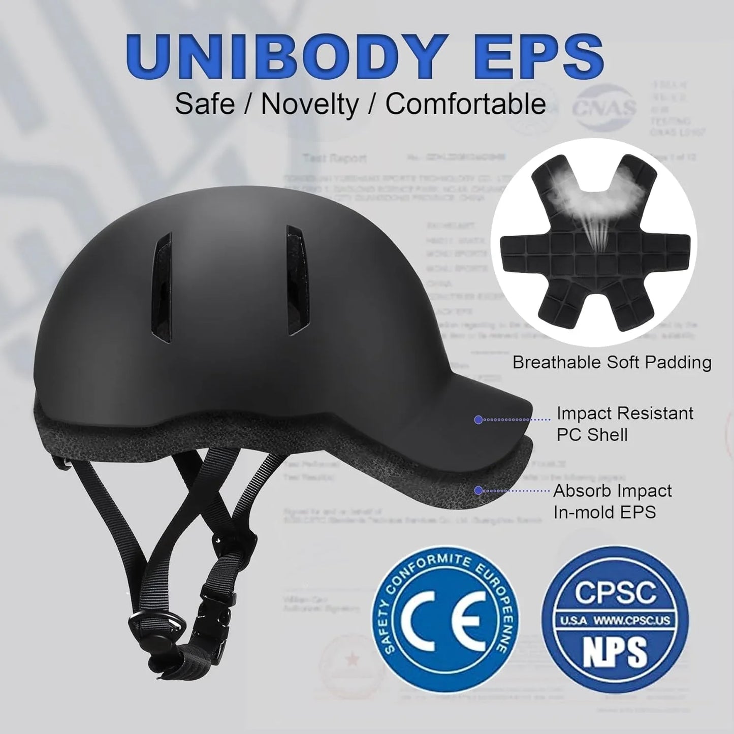 FROFILE Adult Commuter Bike Helmet - Baseball Cap Style Visor - Gomix Brands Outlet