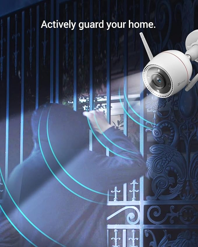 EZVIZ C3TN 3MP Outdoor Wi‑Fi Camera with Night Vision