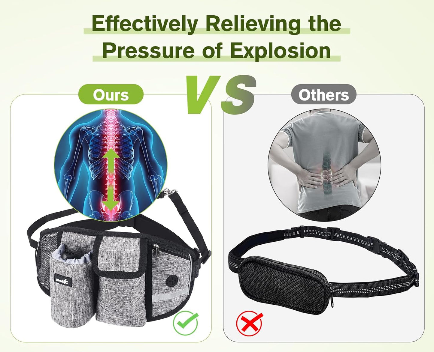 Pecute Hands-Free Dog Leash with Belt - Perfect for Running