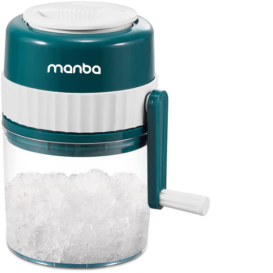 MANBA Portable Ice Shaver Snow Cone Machine with Trays