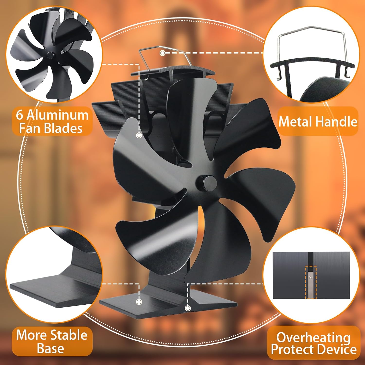 Heat Powered Stove Fan