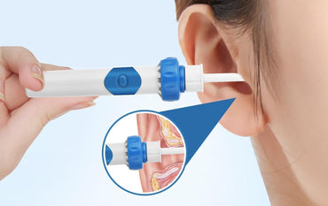 Electric Earwax Remover with Soft Silicone Tips for All Ages