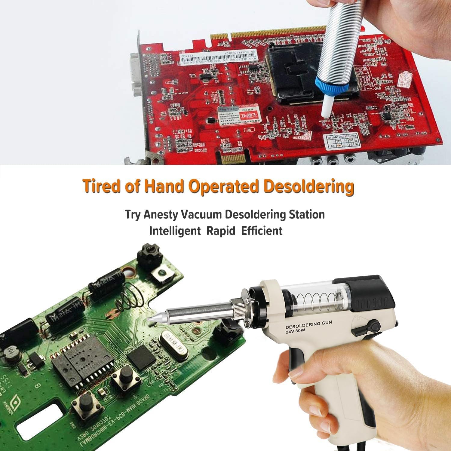 Anesty Pro Digital Vacuum Desoldering Station with Built-in Pump