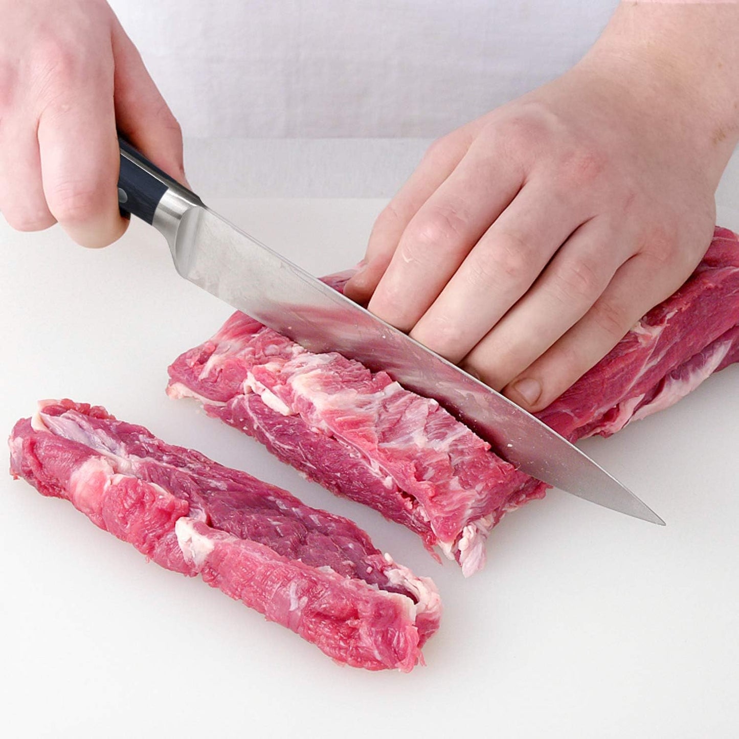 SHAN ZU Professional German Stainless Steel 3-Piece Chef, Utility, Paring Knife Set