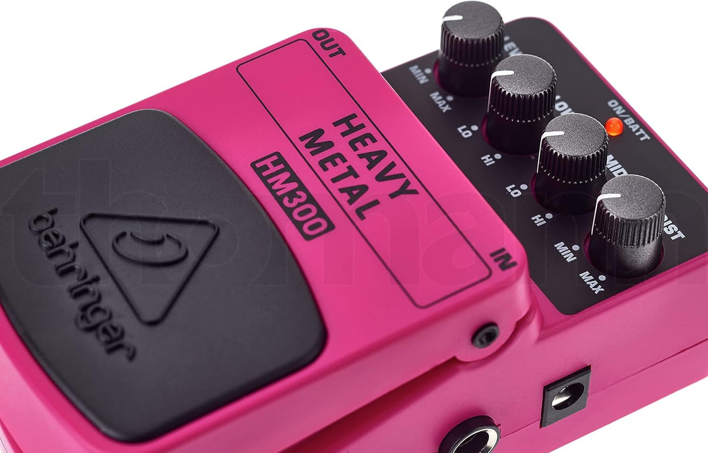 Behringer HM-300 Pink Heavy Metal Guitar Distortion Pedal