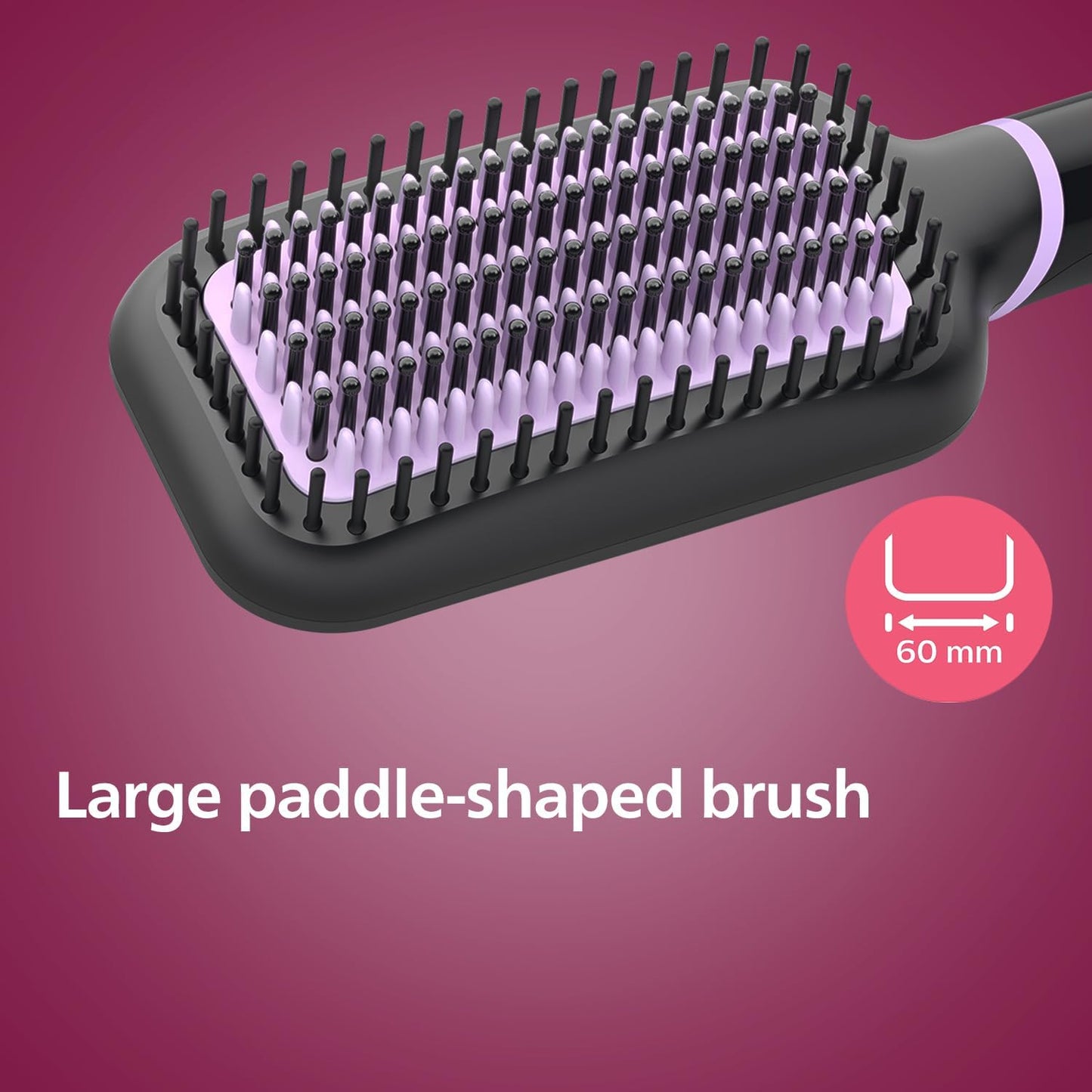 Philips StyleCare Essential Heated Straightening Brush BHH880/03
