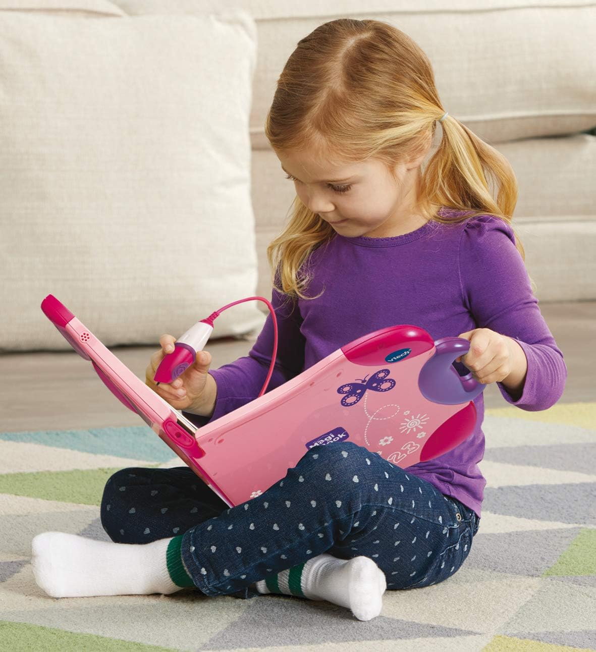 VTech MagiBook Interactive Learning Book Starter Pack Pink