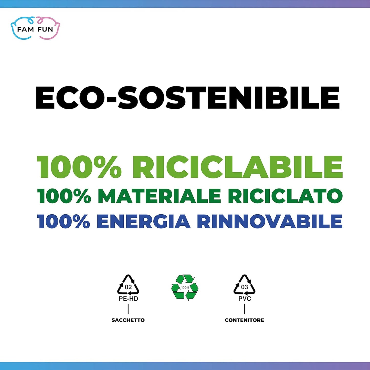 Fam Fun Extra‑Long Odor‑Blocking Diaper Disposal Bags 5‑Pack