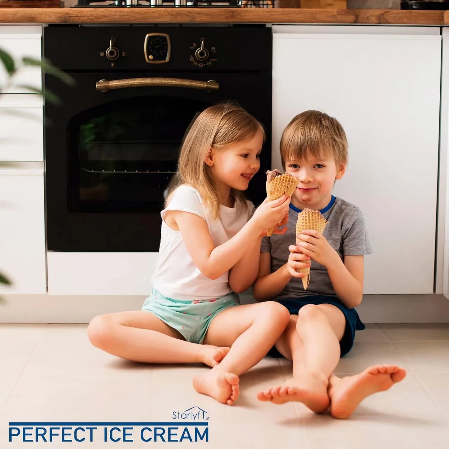 Starlyf Natural Ice Cream Maker with 6 Nozzles, Gluten-Free - Gomix Brands Outlet