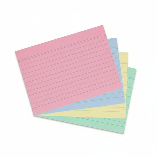 Crelando Index Cards Lined 100Pieces A6