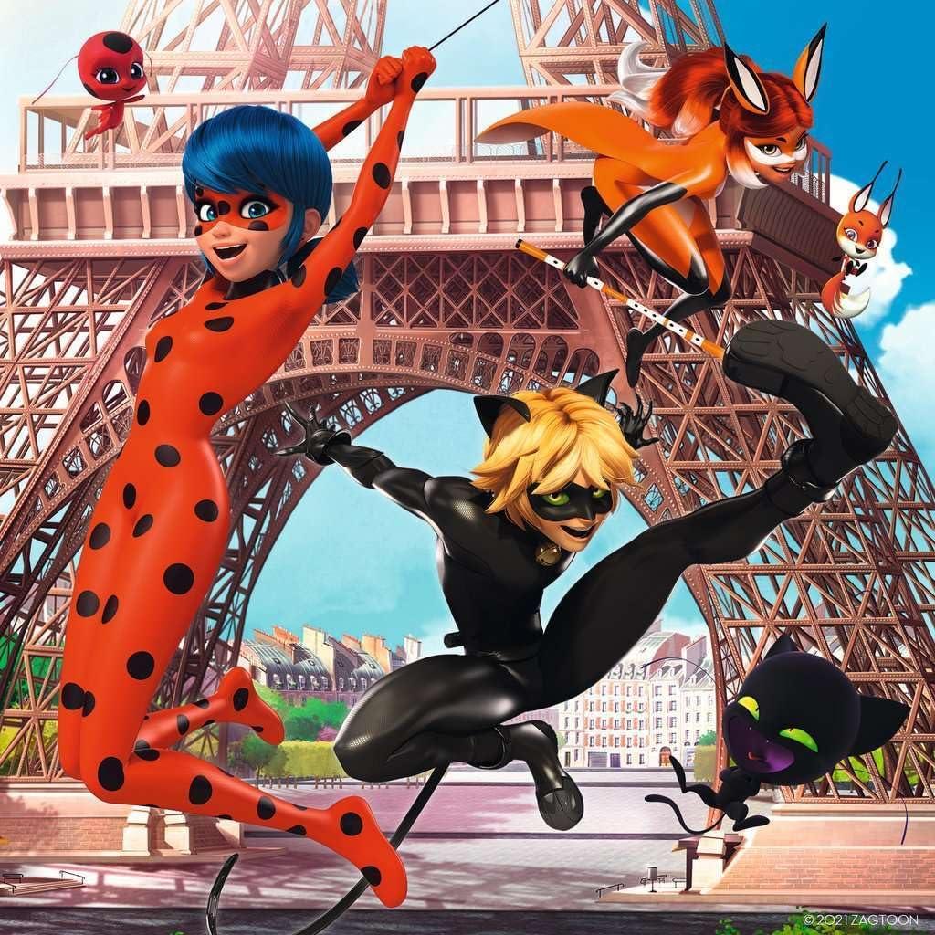 Ravensburger Miraculous: Tales of Ladybug & Cat Noir 3 x 49 Piece Jigsaw Puzzles for Kids Age 5 Years Up - Gomix Brands Outlet