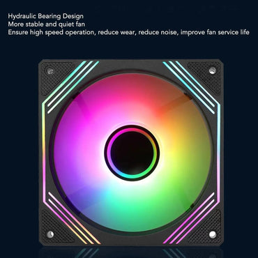 GOWENIC ARGB 140mm Reversed Black Fan with Quiet LED Cooling - Gomix Brands Outlet