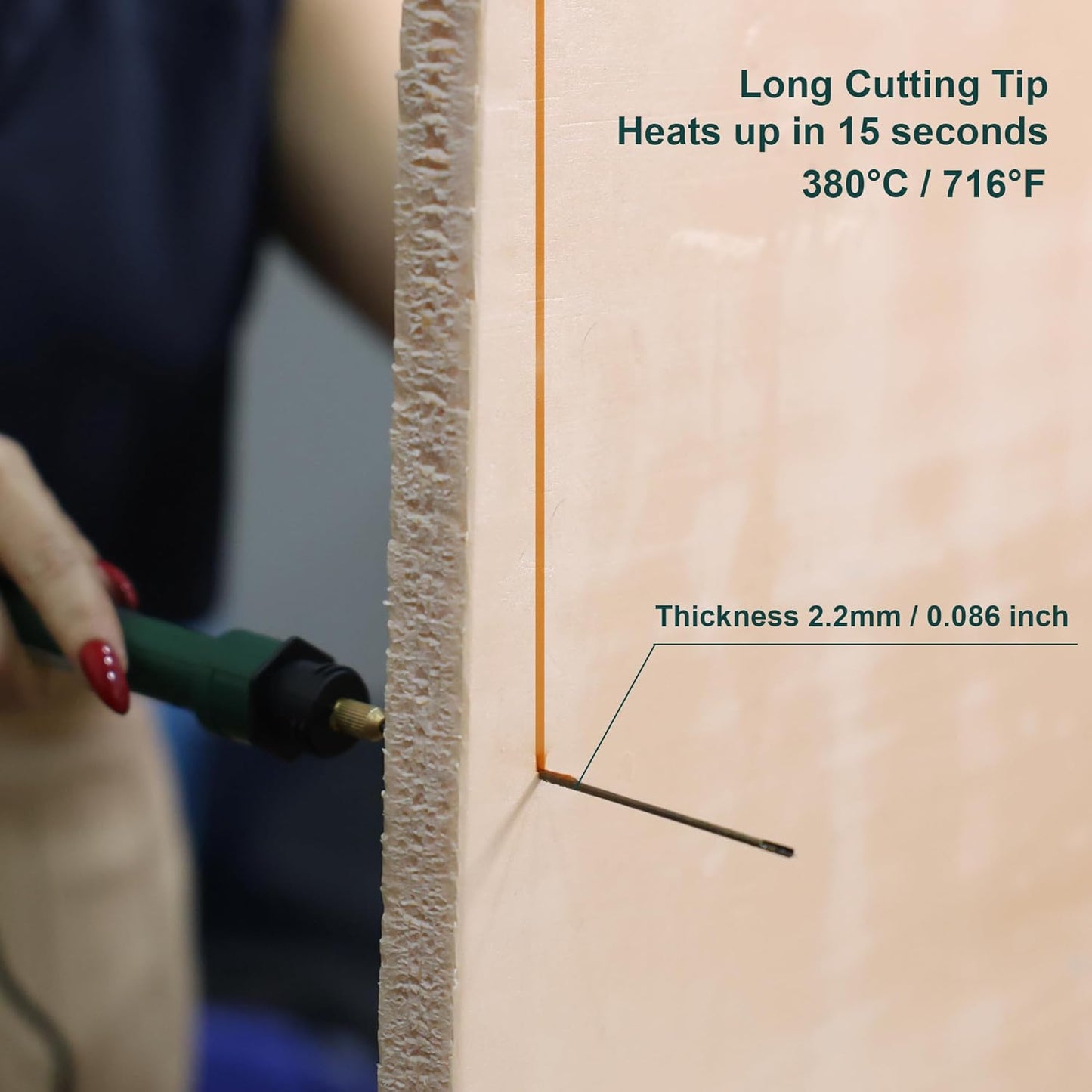 WINONS Hot Wire Foam Cutter with Temperature Controller and Light Indicator 18W