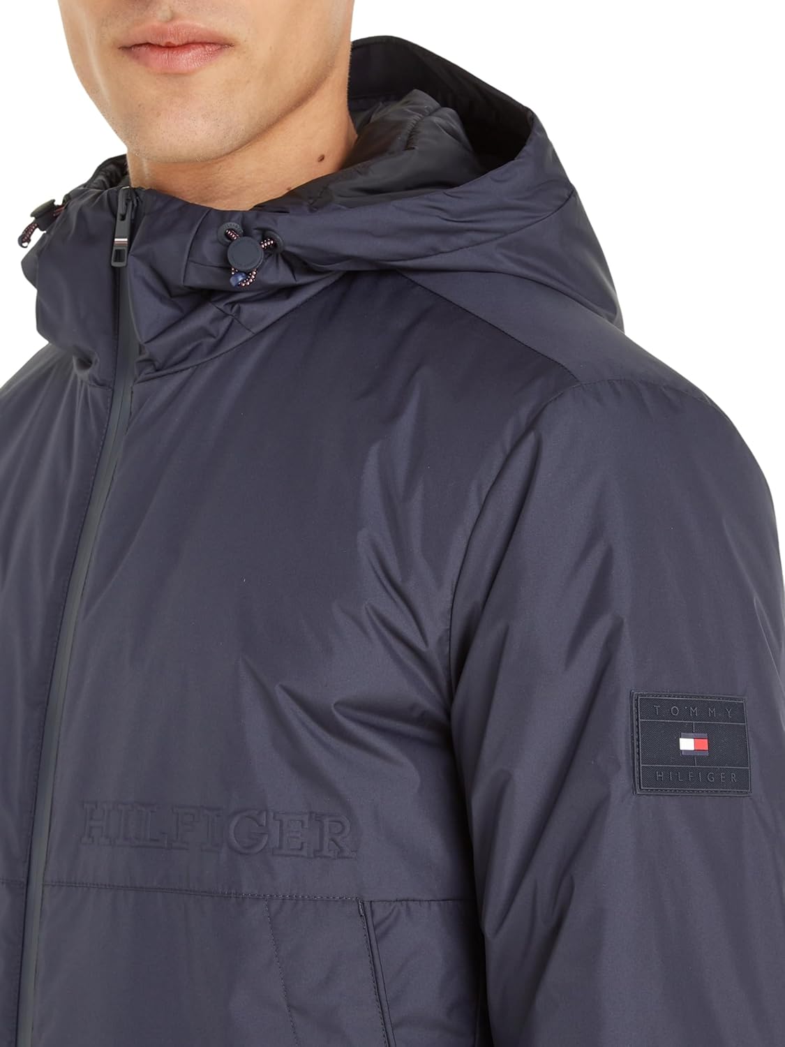 Tommy Hilfiger Portland Men’s Hooded Transition Jacket – Black