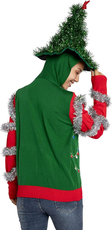 U LOOK UGLY TODAY Festive Chunky Fair Isle Christmas Sweater