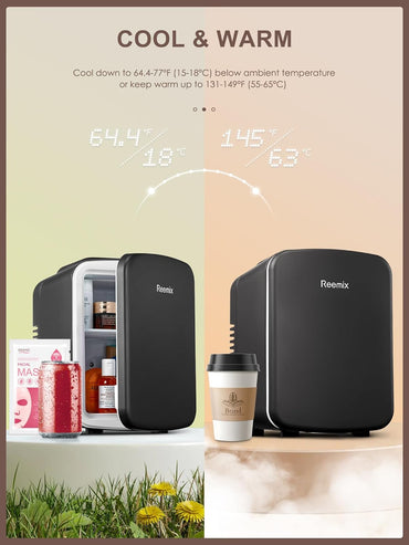 Reemix KM-12-4L Mini Fridge Thermoelectric Cooling 4 Litre