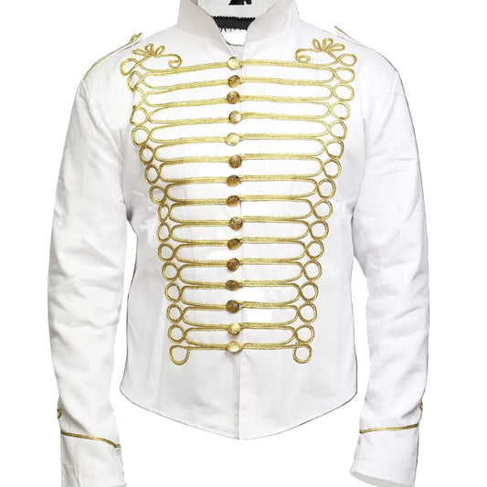 Pamposh Steampunk Hussar Napoleon Military Drummer Parade Jacket - Gomix Brands Outlet