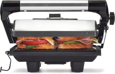 BELLA 17874 Electric Panini Press and Indoor Grill 1400W Stainless Steel