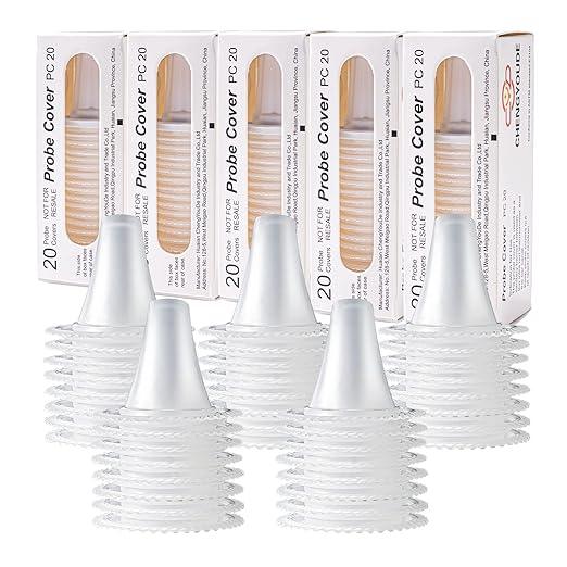 CHENGYOUDE Disposable Ear Thermometer Probe Covers for Braun pack of 20 - Gomix Brands Outlet