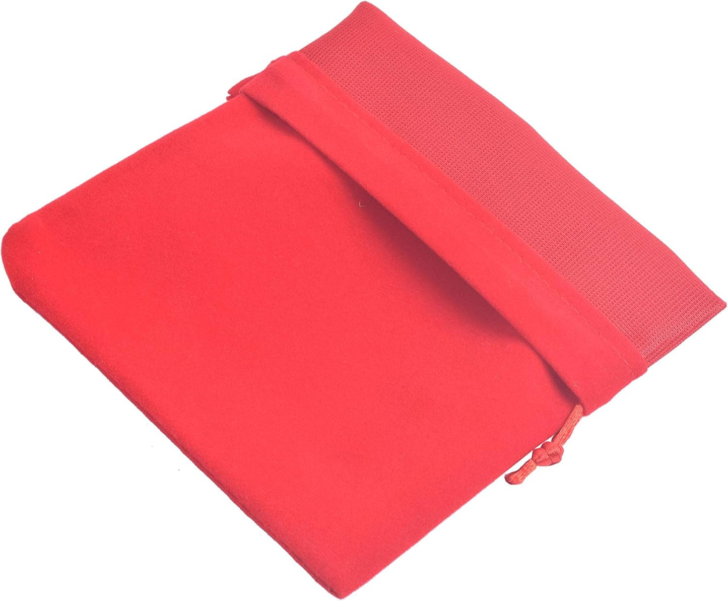 KONMAY Large Red Velvet Drawstring Bag 15x20cm