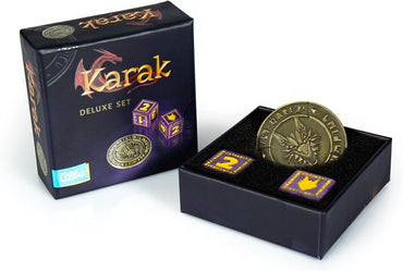 Albi Karak Deluxe Set – Metal Dice and Curse Marker