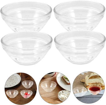 6pcs Stackable Passover Glass Bowls for Dessert and Food Prep - Gomix Brands Outlet