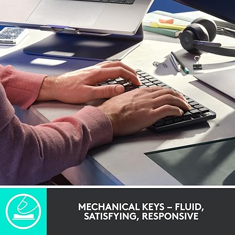 Logitech MX Mechanical Mini Wireless Keyboard with Tactile Backlight