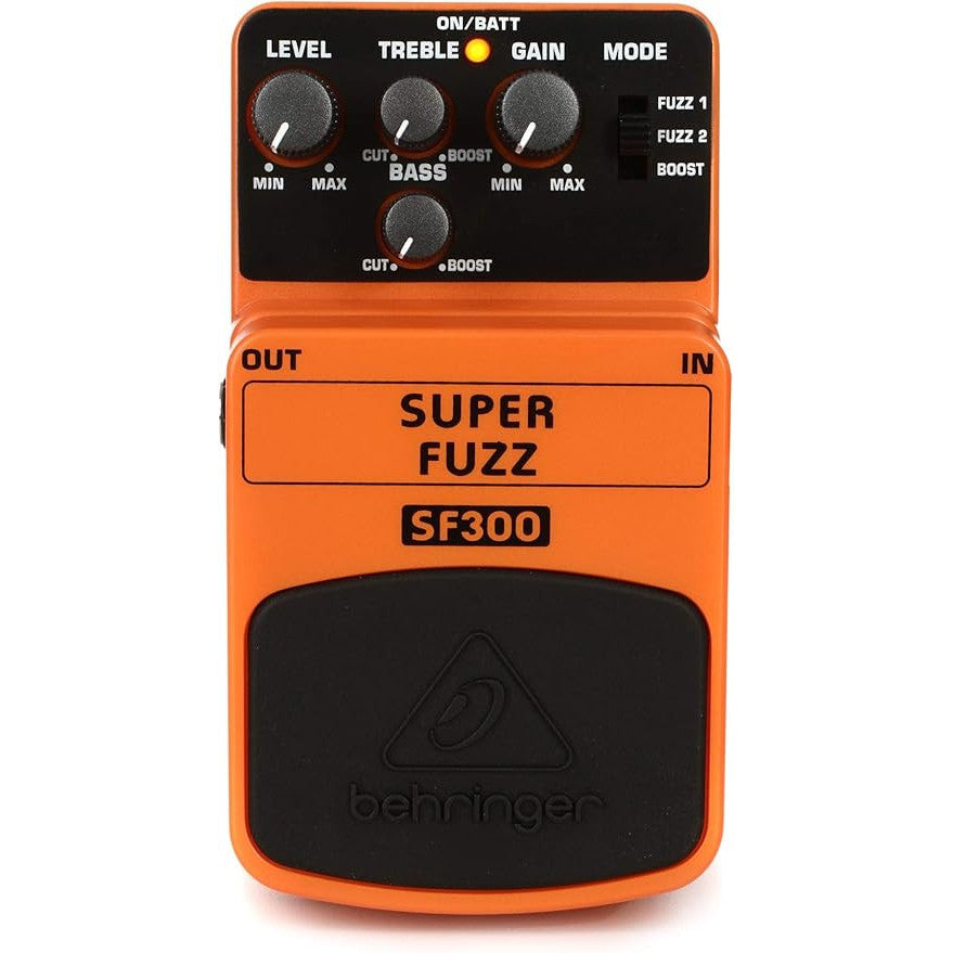 Behringer Super Fuzz SF300 Vintage Distortion Pedal Peach