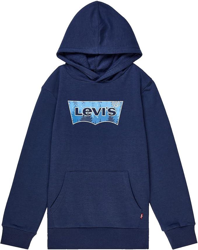 Levi's Boys Batwing Fill Hoodie – Soft Cotton‑Poly Blend, Classic Fit - Gomix Brands Outlet