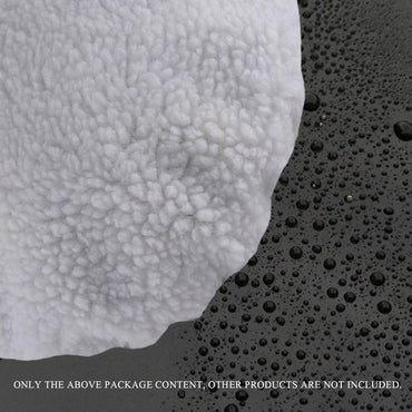 Ruitutedianzi 10-Inch Synthetic Fiber Bonnet Polishing Pad Pack of 4