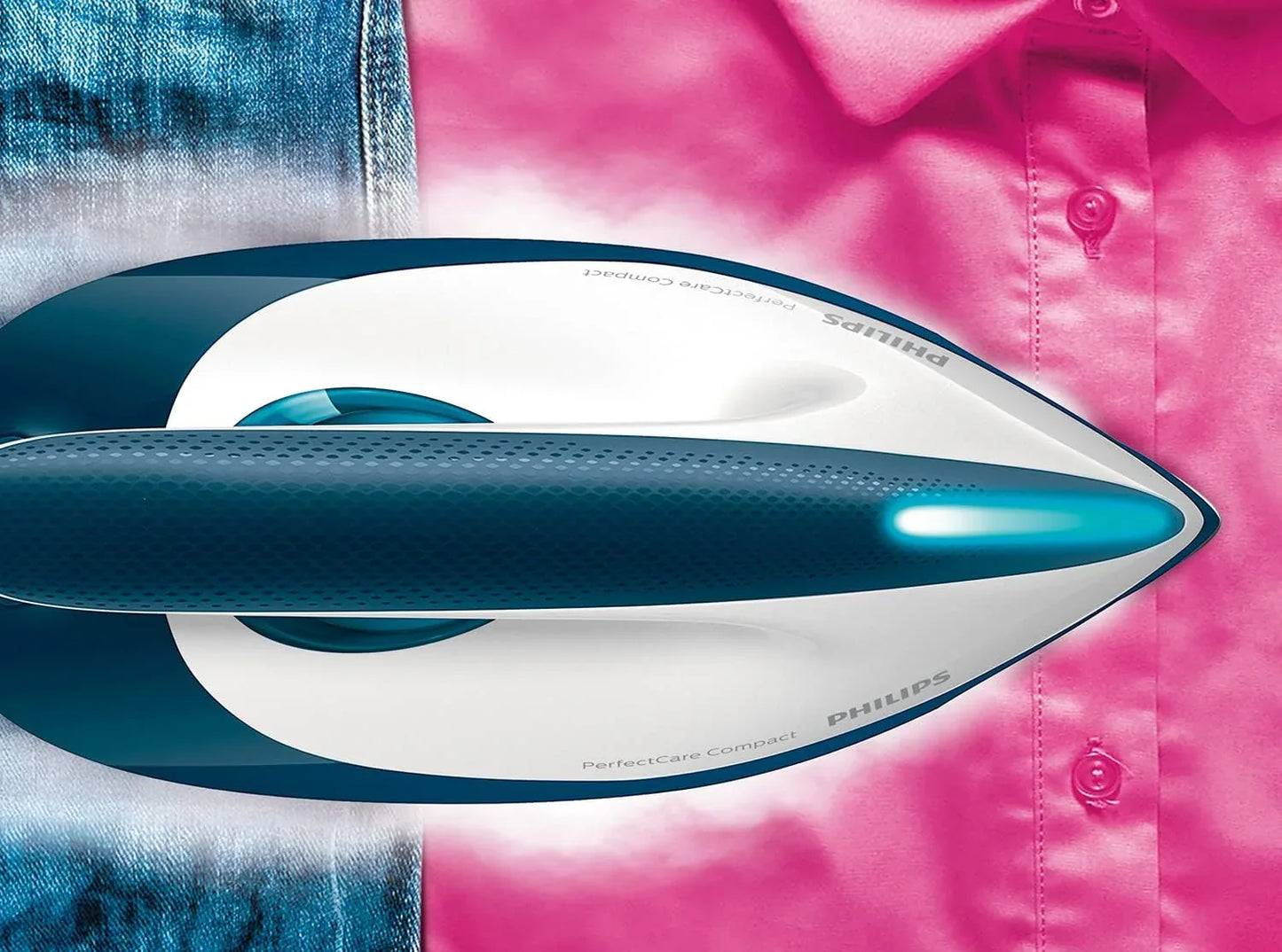 Philips PerfectCare Compact Steam Iron with OptimalTemp Technology GC7844/20 - Gomix Brands Outlet