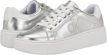 Calvin Klein Women's DAILI Lace-Up Platform Sneaker - Stylish Faux Leather Comfort - Gomix Brands Outlet