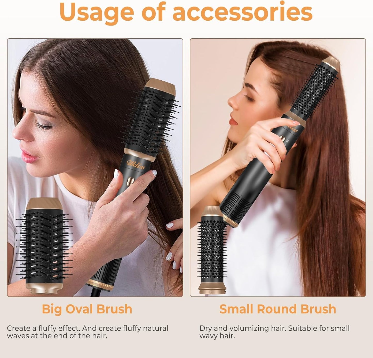 UKLISS 6-in-1 Airstyler Multi-Hair Styler – Fast Dry, Curl, Volume