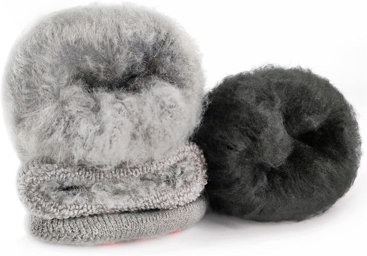 Cozy Non‑Slip Thermal Wool Socks – 3‑Pair Pack for Men & Women