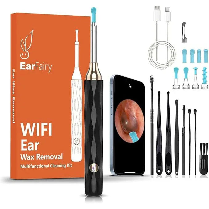 EarFairy 1080P Smart Ear Wax Removal Kit with LED - Gomix Brands Outlet