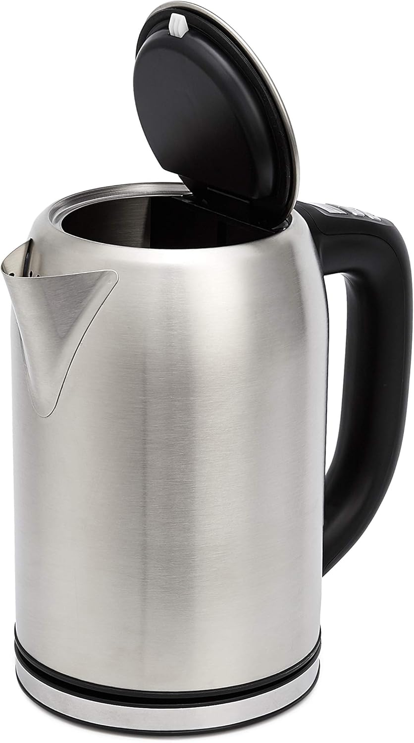 Amazon Basics 1.7L Stainless Steel Digital Kettle with Temperature Control