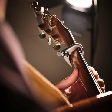 G7th Newport Steel-String Silver Capo – Low Profile Precision
