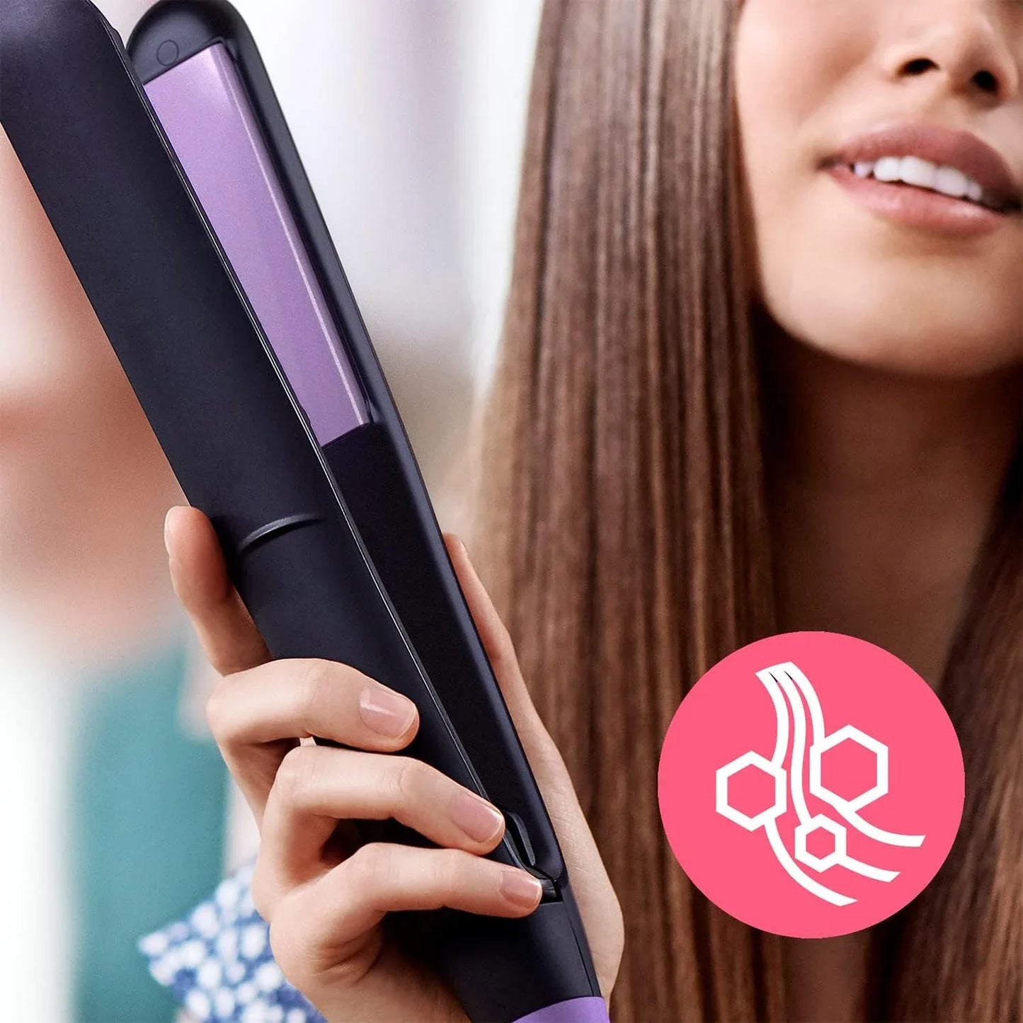 Philips StraightCare Essential Hair Straightener - Ceramic Plates, Fast Heating BHS377/00 - Gomix Brands Outlet