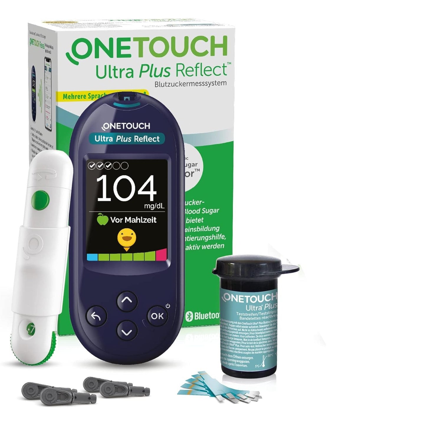 OneTouch Ultra Plus Reflect Blood Sugar Meter Kit: Accurate Glucose Monitoring