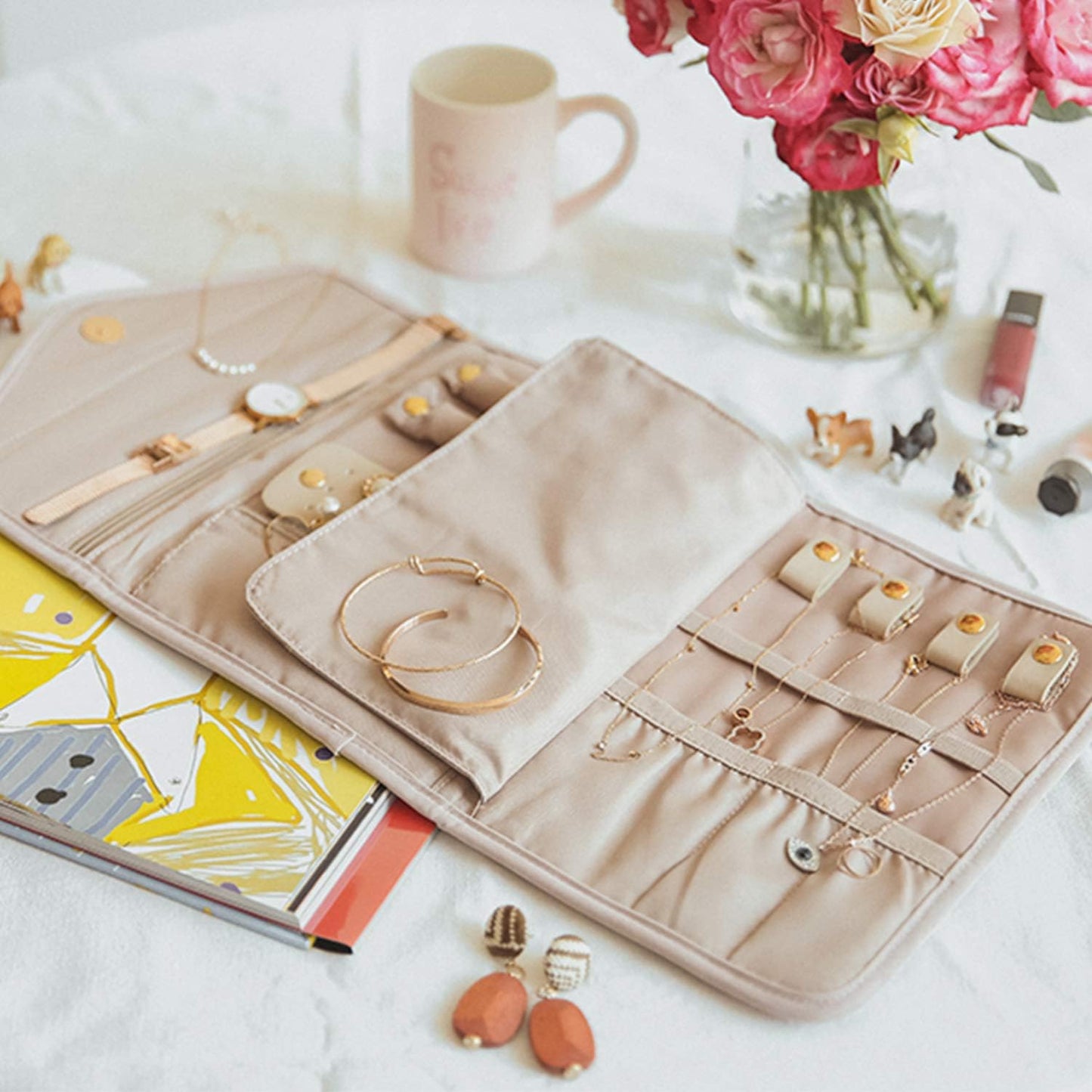 Travel Jewelry Organizer Case