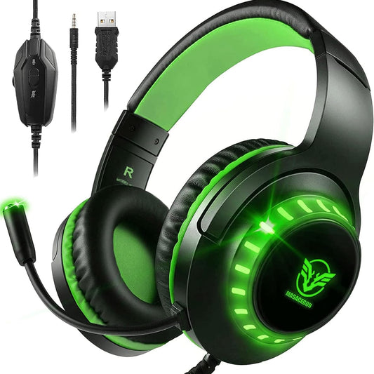 Pacrate H-11 Multi-Platform Gaming Headset with Noise Cancelling Mic
