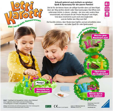 Ravensburger Lotti Karotti Racing Board Game – Fun Family Carrot Chase